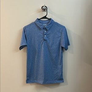Izod Blue Polo Shirt Short Sleeves Casual